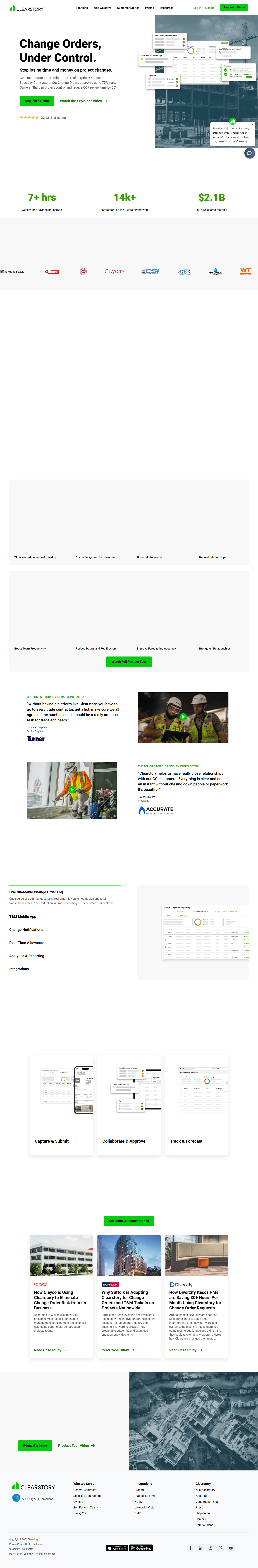 Homepage of Extracker