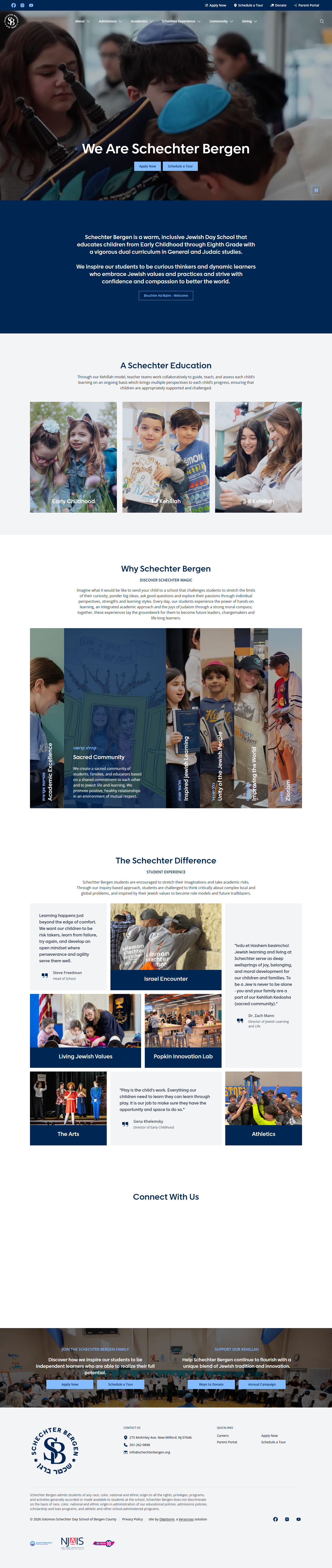 Homepage of SSDS Bergen